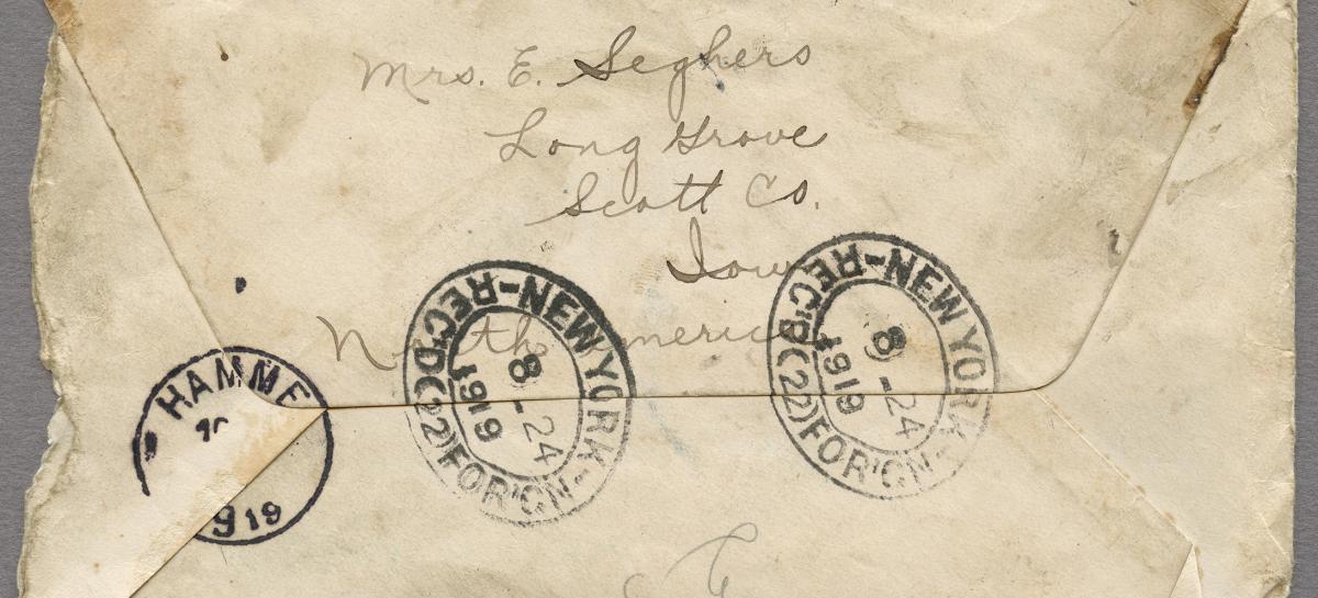 Enveloppe uit 1919
