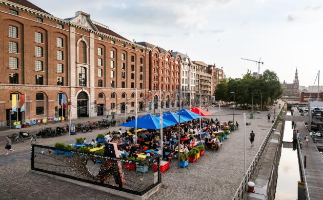sfeerbeeld van een terras 