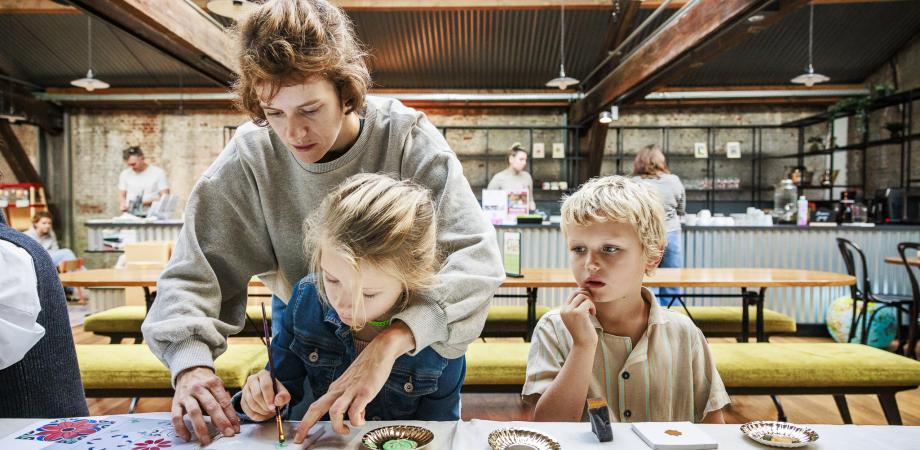 Familiezondag-tegelworkshop