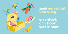 Illustratie van een kist waaruit allerlei elementen zoals een trompet en sambaballen komen