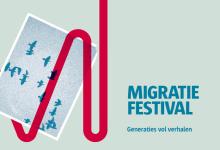 Banner van het migratiefestival